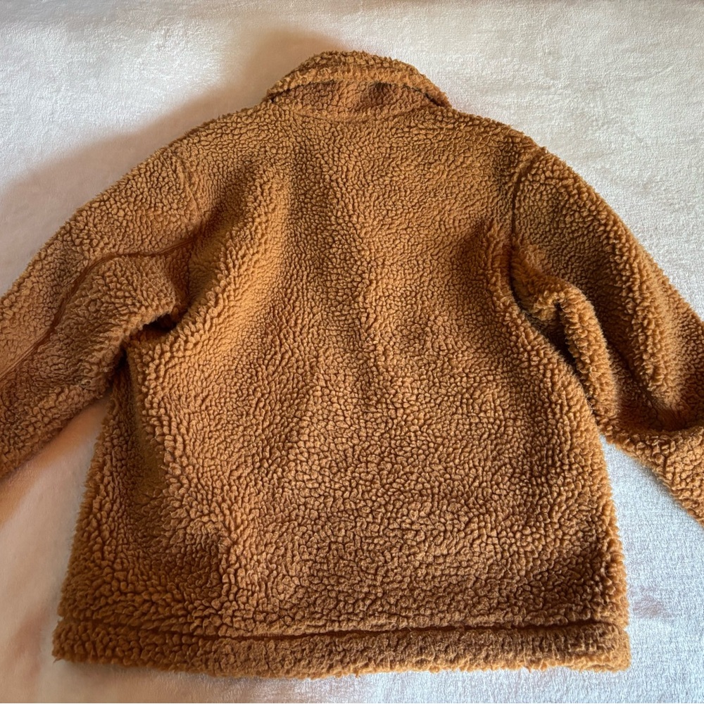 Uniqlo Brown Sherpa Jacket - Picture 2 of 3